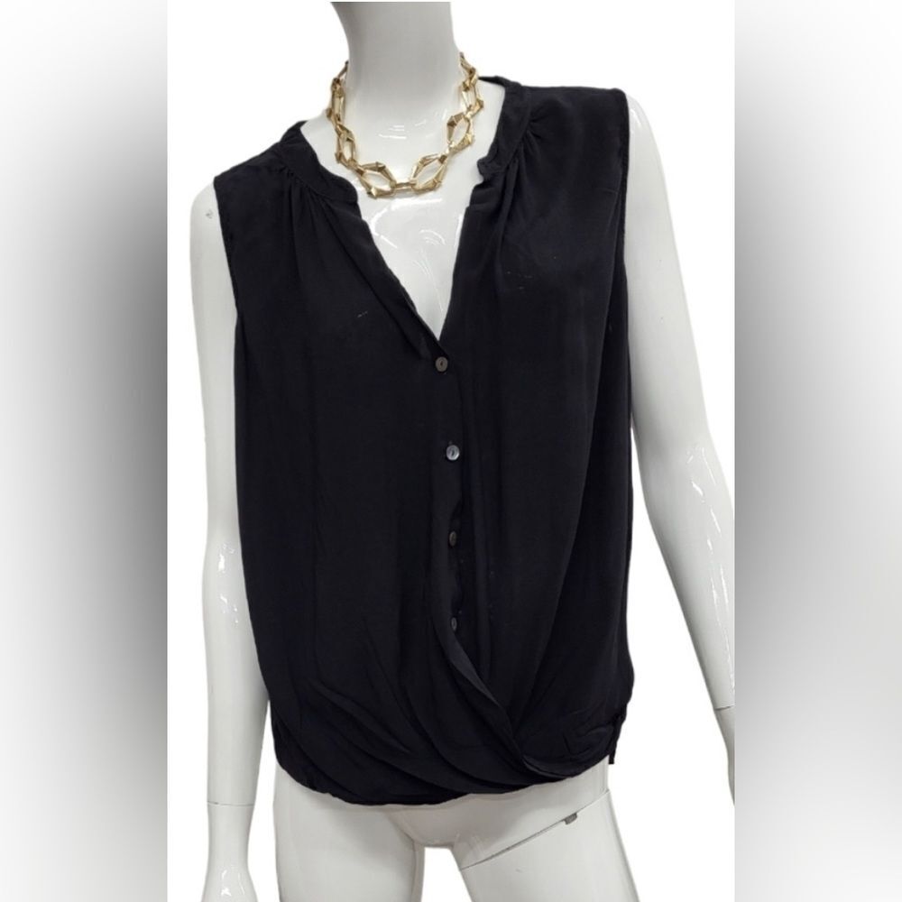 đ Velvet by Graham & SpencerâNWT Rani Top in Black (VGS-7) - Picture 2 of 5